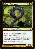 Glossy Finish Ravnica: City of Guilds Golgari Rotwurm ( #210 )