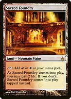 Glossy Finish Ravnica: City of Guilds Sacred Foundry ( #280 )