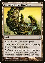 Glossy Finish Ravnica: City of Guilds Vitu-Ghazi, the City-Tree ( #285 )