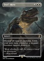 Matte Finish Jurassic World Collection Don't Move ( #1 )