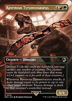 Matte Finish Jurassic World Collection Ravenous Tyrannosaurus ( #18 )