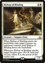 Matte Finish Rivals of Ixalan Bishop of Binding ( #2 )