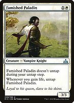 Matte Finish Rivals of Ixalan Famished Paladin ( #8 )