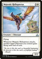 Matte Finish Rivals of Ixalan Majestic Heliopterus ( #13 )