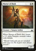 Matte Finish Rivals of Ixalan Martyr of Dusk ( #14 )