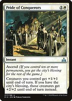 Matte Finish Rivals of Ixalan Pride of Conquerors ( #17 )