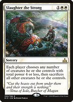 Matte Finish Rivals of Ixalan Slaughter the Strong ( #22 )