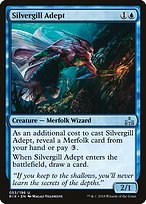 Matte Finish Rivals of Ixalan Silvergill Adept ( #53 )