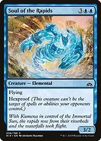 Matte Finish Rivals of Ixalan Soul of the Rapids ( #56 )