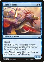 Matte Finish Rivals of Ixalan Spire Winder ( #57 )