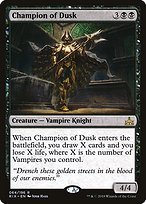 Matte Finish Rivals of Ixalan Champion of Dusk ( #64 )