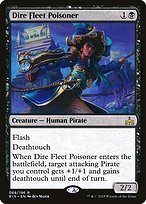 Matte Finish Rivals of Ixalan Dire Fleet Poisoner ( #68 )
