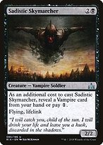 Matte Finish Rivals of Ixalan Sadistic Skymarcher ( #85 )