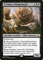 Matte Finish Rivals of Ixalan Tetzimoc, Primal Death ( #86 )