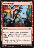 Matte Finish Rivals of Ixalan Reckless Rage ( #110 )