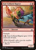 Matte Finish Rivals of Ixalan Sun-Collared Raptor ( #118 )