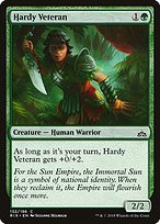 Matte Finish Rivals of Ixalan Hardy Veteran ( #132 )