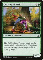 Matte Finish Rivals of Ixalan Orazca Frillback ( #140 )