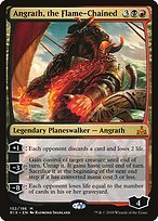 Matte Finish Rivals of Ixalan Angrath, the Flame-Chained ( #152 )