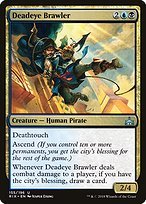 Matte Finish Rivals of Ixalan Deadeye Brawler ( #155 )