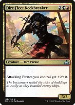 Matte Finish Rivals of Ixalan Dire Fleet Neckbreaker ( #156 )