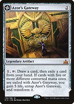 Matte Finish Rivals of Ixalan Azor's Gateway // Sanctum of the Sun ( #176 )
