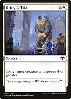 Glossy Finish Ravnica Allegiance Bring to Trial ( #5 )