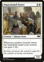 Glossy Finish Ravnica Allegiance Impassioned Orator ( #12 )