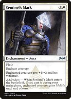 Glossy Finish Ravnica Allegiance Sentinel's Mark ( #20 )