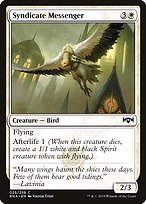 Glossy Finish Ravnica Allegiance Syndicate Messenger ( #25 )