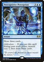 Glossy Finish Ravnica Allegiance Precognitive Perception ( #45 )