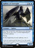 Glossy Finish Ravnica Allegiance Sphinx of Foresight ( #55 )
