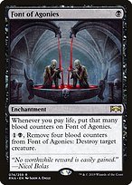 Glossy Finish Ravnica Allegiance Font of Agonies ( #74 )