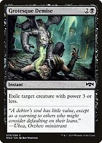Glossy Finish Ravnica Allegiance Grotesque Demise ( #75 )