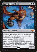 Glossy Finish Ravnica Allegiance Spawn of Mayhem ( #85 )