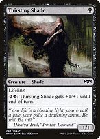 Glossy Finish Ravnica Allegiance Thirsting Shade ( #87 )