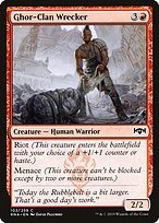 Glossy Finish Ravnica Allegiance Ghor-Clan Wrecker ( #103 )
