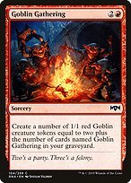 Glossy Finish Ravnica Allegiance Goblin Gathering ( #104 )