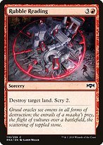 Glossy Finish Ravnica Allegiance Rubble Reading ( #110 )