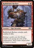 Glossy Finish Ravnica Allegiance Rubblebelt Recluse ( #111 )