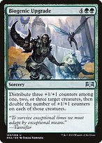 Glossy Finish Ravnica Allegiance Biogenic Upgrade ( #123 )
