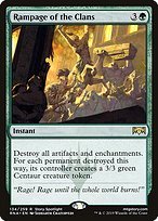 Glossy Finish Ravnica Allegiance Rampage of the Clans ( #134 )