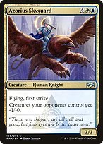Glossy Finish Ravnica Allegiance Azorius Skyguard ( #155 )