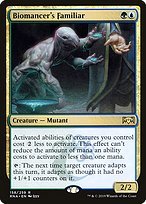Glossy Finish Ravnica Allegiance Biomancer's Familiar ( #158 )