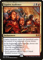 Glossy Finish Ravnica Allegiance Captive Audience ( #160 )