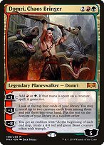 Glossy Finish Ravnica Allegiance Domri, Chaos Bringer ( #166 )