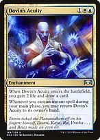 Glossy Finish Ravnica Allegiance Dovin's Acuity ( #168 )