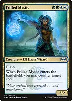 Glossy Finish Ravnica Allegiance Frilled Mystic ( #174 )
