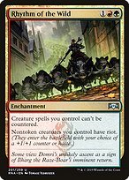 Glossy Finish Ravnica Allegiance Rhythm of the Wild ( #201 )