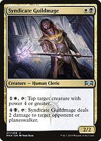 Glossy Finish Ravnica Allegiance Syndicate Guildmage ( #211 )